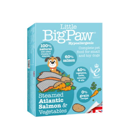 Steamed Arlantic Salmon | Little Big Paw