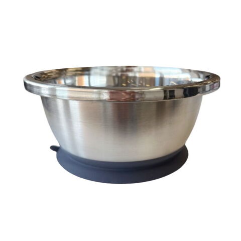 Rustfri vandskål med sugekop