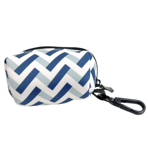 Ollipet Blå ZigZag Pølletaske