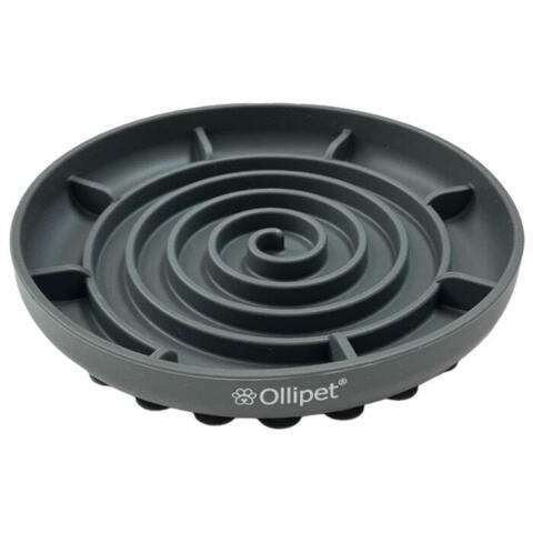 Ollipet Spiral Slow Feeder Disc skaber en stimulerende oplevelse for hunden