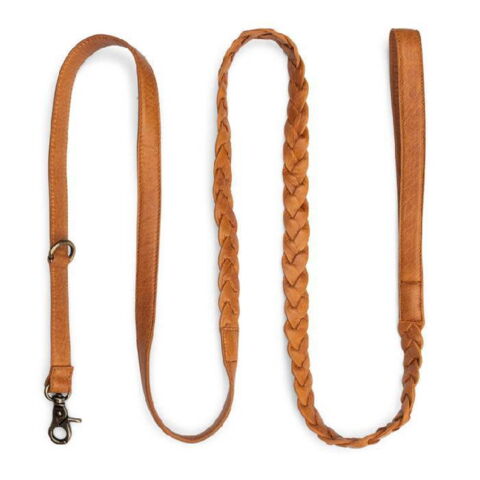 Muud Celia Hundesnor | Fremstillet i blødt ægte læder med flettet detalje