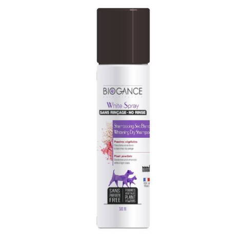 Biogance White coat dry shampoo intensiverer den hvide farve