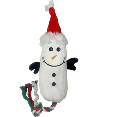 Ollipet Julebamser med reb | Snemand