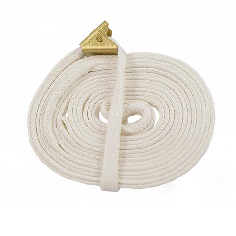 Voksbehandlet showline m. klemmelukning - hvid