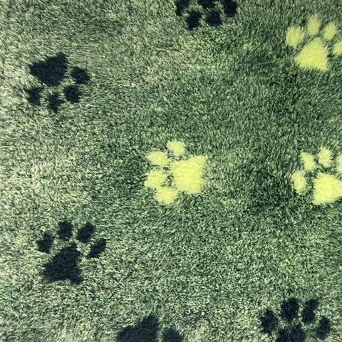 Vetbed tæppe grasgrøn m poter