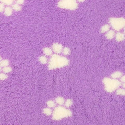 Vetbed tæppe | Lyselilla med hvide spor