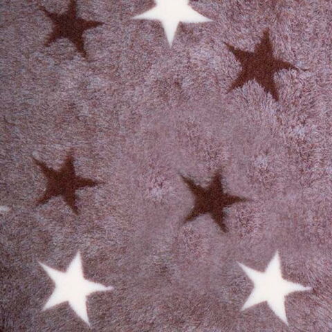 Mocca Vetbed med små stjerner