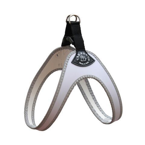 Tre Ponti | Classic Sele med refleksbånd | Hvid