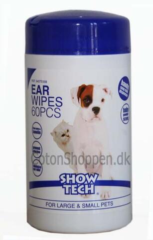 Show Tech øre-renseservietter 60 stk