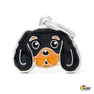 My Family |Hundetegn Cavalier King Charles Spaniel | Black and Tan