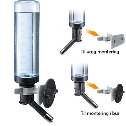 Ferplast drikkeflaske | Sort
