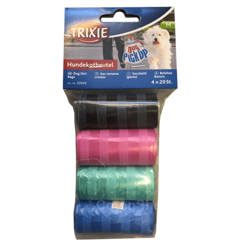 Trixie stribet pølleposer 4 ruller