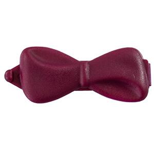 Plast sløjfe spænde | 5 cm | Bordeaux