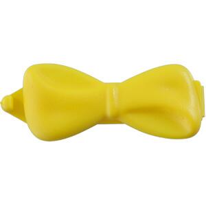 Plast sløjfe spænde | 5 cm | Gul