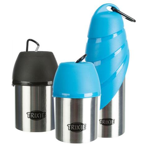 Flaske i rustfrit stål med skål fra Trixie