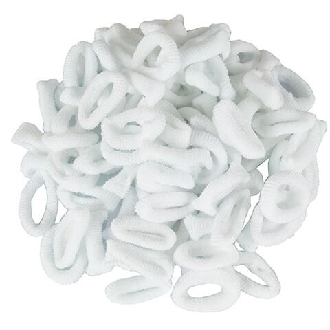 Frotté hundeelastikker | 100 stk