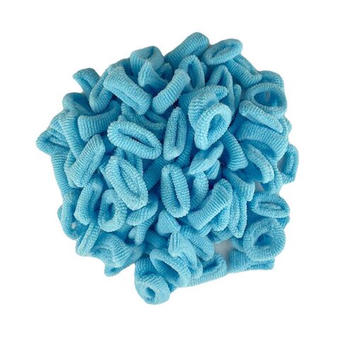 Frotté hundeelastikker | 100 stk