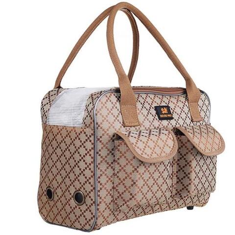 Do Do Pet transporttaske med forlommer | Brun