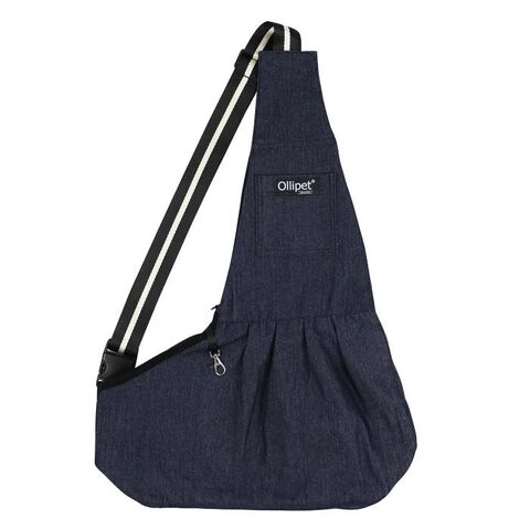 Ollipet TailUp Kænguru skuldertaske I Blå Demin