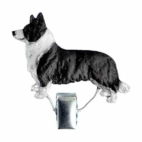 Nummerclips race: Welsh Corgi |Black/White neck