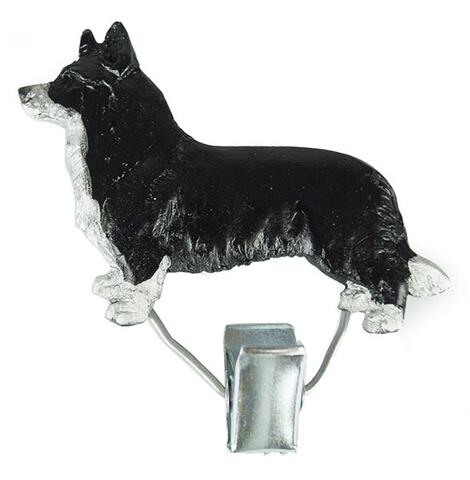 Nummerclips race: Welsh Corgi |Black/White