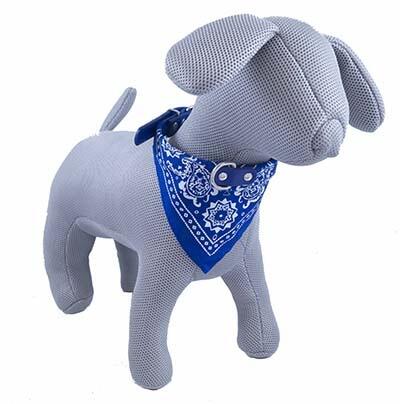 Halsbånd med tørklæde | Blå