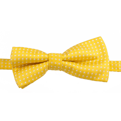 Butterfly med prikker | Dobbelt | Gul