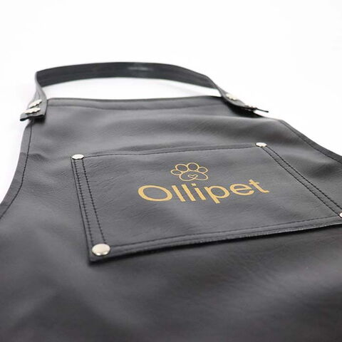 Ollipet Grooming forklæde med diverse lommer I sort
