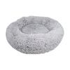 Soft Cloud Donut Hundeseng | Lysegrå