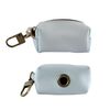 Ollipet leather poop bag | Light blue