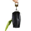 Ollipet leather poop bag | Black