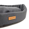 Amiplay Oval Hundeseng | Sort