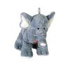 Cuddly Dog safari plysdyr med piv - elefant | Hundelegetøj - Plysdyr