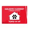 Kæledyr i hjemmet  | Sticker | Klistermærke til dit hjem