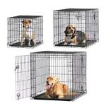 Savic hundebur | Sortlakeret