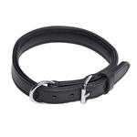 KW Læderhalsbånd | Sort