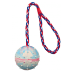 Naturgummibold på snor | Trixie