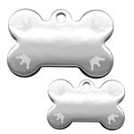 Ollipet Sølv Hundetegn | Kødben m. Kroner