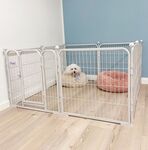 Ollipet hvalpegård m. stokke og gulvbeskytter | 60cm. Høj