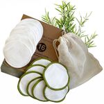 Bambus Vaskbare Rondeller 16 stk. | OUTLET