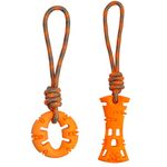 Flydende hundelegetøj med reb