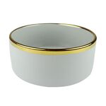 Ollipet Madeline keramikskål | Guldkant