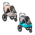 Innopet Sporty Evolution hundeklapvogn og cykelvogn i et