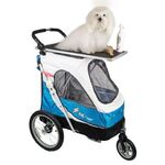 Petstro BLUE Safari udstillingsvogn m. trimmebord