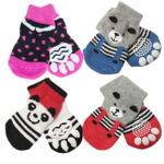 Skridsikre hundestrømper 4 stk. pr. sæt