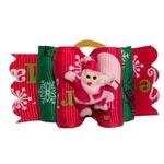 Silke julesløjfe med nissemand